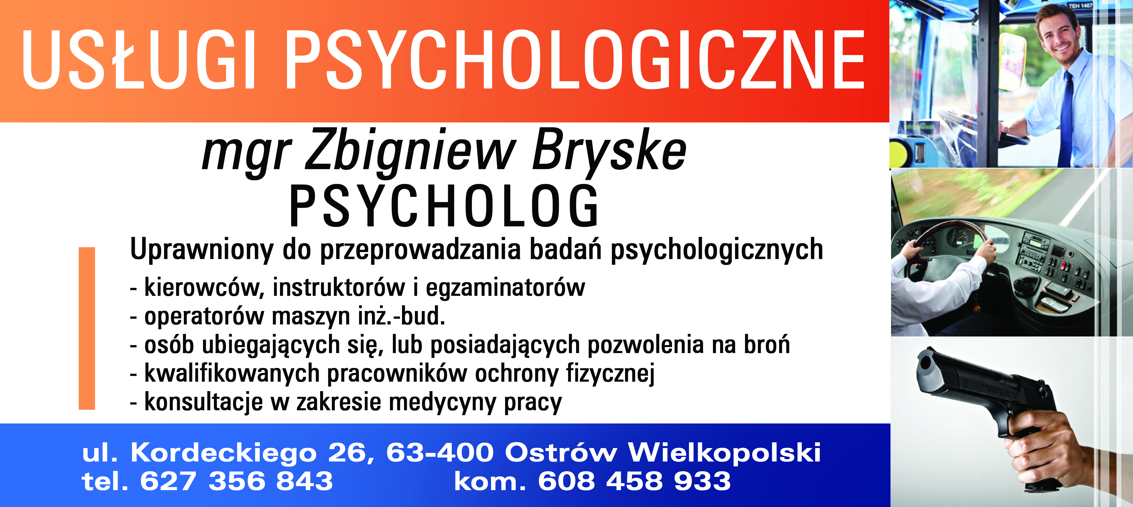 badania psychologiczne OSTRÓW WIELKOPOLSKI
